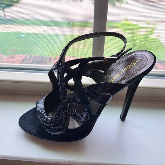 Roberto Cavalli Heels Sz 37.5 - Picture 4 of 16